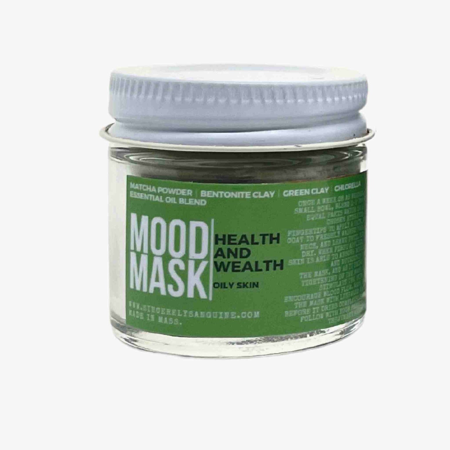 MOOD MASK SET - Face Clay Set - Charcoal, Pink , Moroccan, and French Green Clay Mask